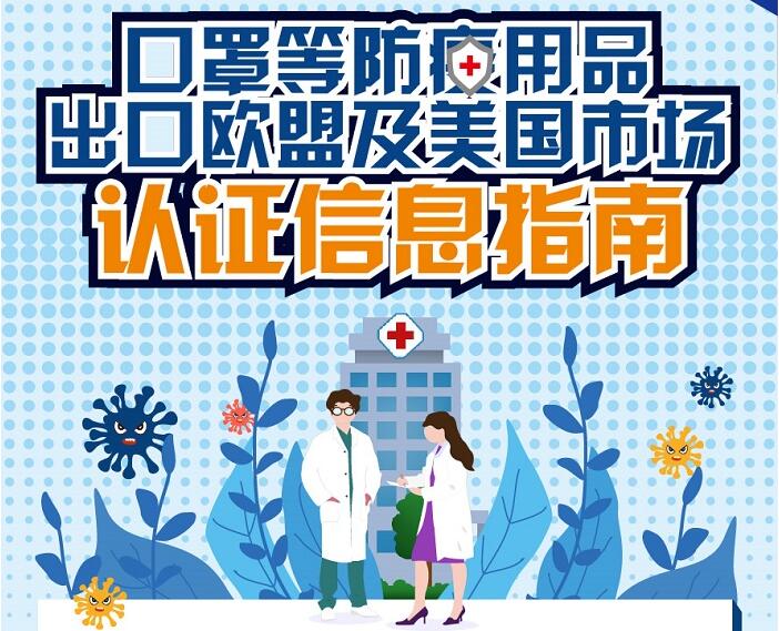 口罩等防疫用品出口欧盟及美国市场认证信息指南 口罩等防疫用品出口欧盟及美国市场认证信息指南