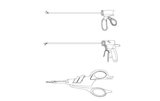 图1 超声刀头各类手柄示意图
