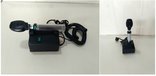 直接检眼镜示意图