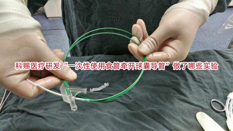 科赐医疗研发“一次性使用食管牵开球囊导管”做了哪些实验