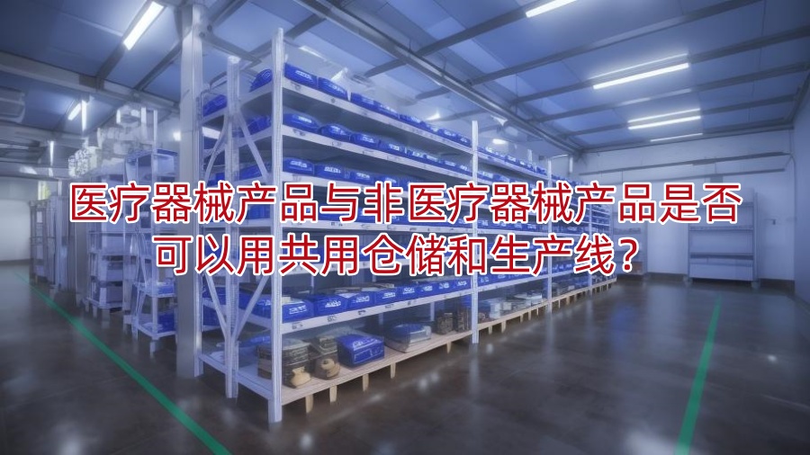 医疗器械产品与非医疗器械产品是否可以用共用仓储和生产线?