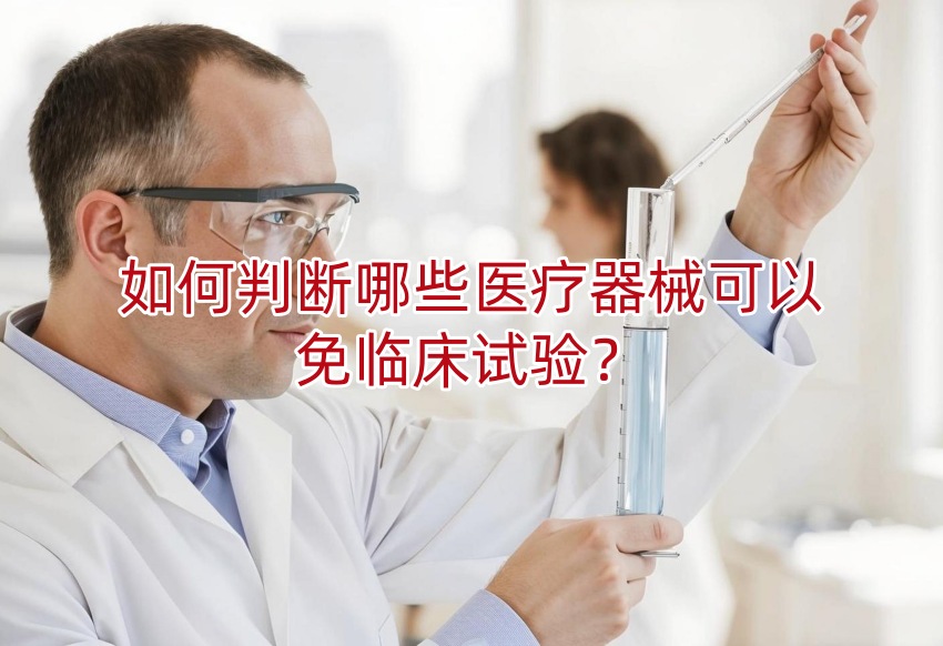如何判断哪些医疗器械可以免临床试验?