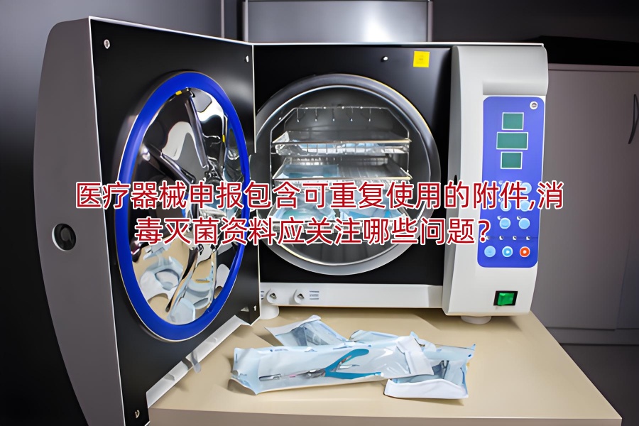 医疗器械申报包含可重复使用的附件,消毒灭菌资料应关注哪些问题?