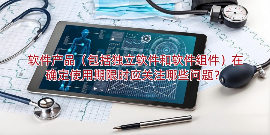 软件产品(包括独立软件和软件组件)在确定使用期限时应关注哪些问题?