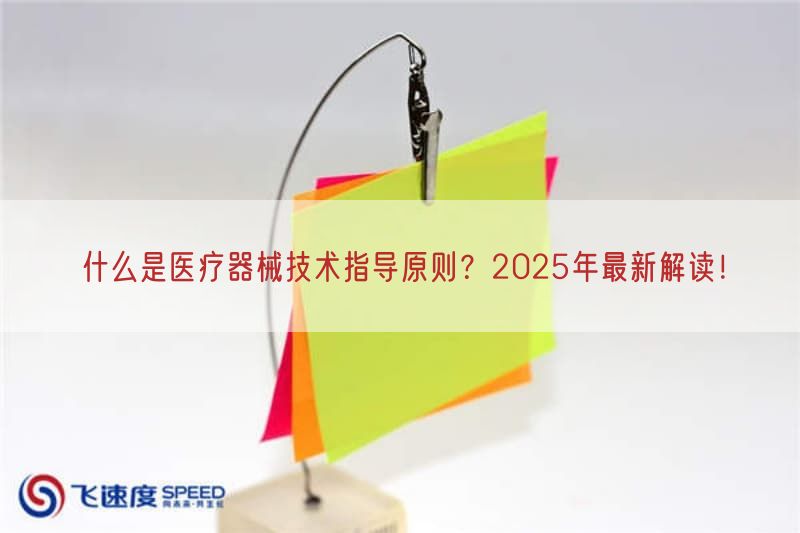 什么是医疗器械技术指导原则?2025年最新解读!(图1)