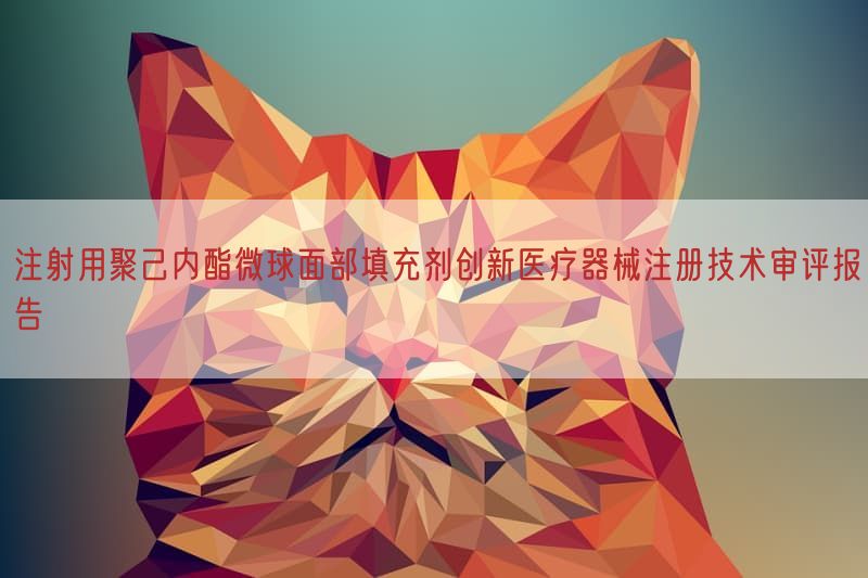 注射用聚己内酯微球面部填充剂创新<a href=/medical/ target=_blank class=infotextkey>医疗器械注册</a>技术审评报告(图1)